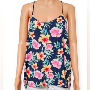 No Boundaries Pink and Orange Sleeveless Camisole